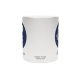 Aquarius Zodiac Metallic Mug (Silver / Gold) 11 oz