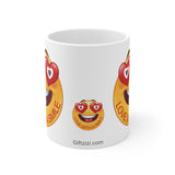 Love With A Smile Emoji on Ceramic Mug 11oz