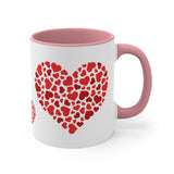 Heart Of Hearts Accent Coffee Mug, 11oz