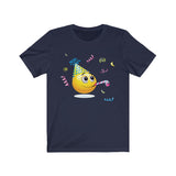 Party Time Emoji Unisex Jersey Short Sleeve Tee