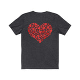 Heart Of Hearts Unisex Jersey Short Sleeve Tee