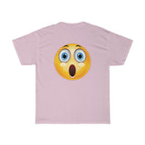 Surprised Emoji Unisex Heavy Cotton Tee
