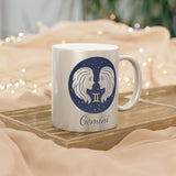Gemini Zodiac Metallic Mug (Silver / Gold) 11 oz