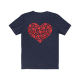 Heart Of Hearts Unisex Jersey Short Sleeve Tee