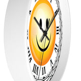 Happy Smiley Roman Numerals Wall clock