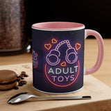 "Adult Toys" design on Accent Coffee Mug, 11oz