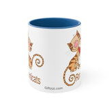Romanticats Accent Coffee Mug, 11oz