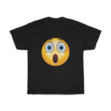 Surprised Emoji Unisex Heavy Cotton Tee