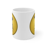 Gold Coin Virgo Zodiac Design on Ceramic Mug 11oz