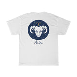 Aries Zodiac Unisex Heavy Cotton Tee