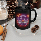 "Adult Toys" design on 11oz Black Mug