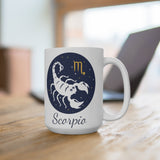 Scorpio Zodiac Ceramic Mug (EU) 11 oz and 15 oz