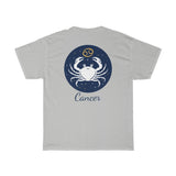 Cancer Zodiac Unisex Heavy Cotton Tee
