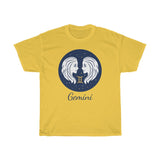 Gemini Zodiac Unisex Heavy Cotton Tee