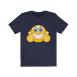 Big Smile Emoticon Unisex Jersey Short Sleeve Tee
