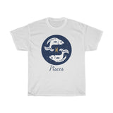 Pisces Zodiac Unisex Heavy Cotton Tee
