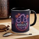 "Adult Toys" design on Accent Coffee Mug, 11oz