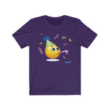 Party Time Emoji Unisex Jersey Short Sleeve Tee