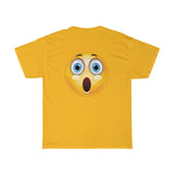 Surprised Emoji Unisex Heavy Cotton Tee