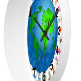 World Harmony Design on a Wall clock