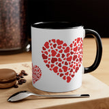 Heart Of Hearts Accent Coffee Mug, 11oz