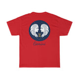 Gemini Zodiac Unisex Heavy Cotton Tee
