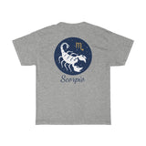 Scorpio Zodiac Unisex Heavy Cotton Tee