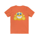 Big Smile Emoticon Unisex Jersey Short Sleeve Tee
