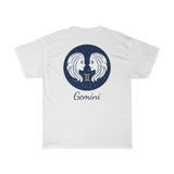 Gemini Zodiac Unisex Heavy Cotton Tee