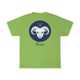 Aries Zodiac Unisex Heavy Cotton Tee