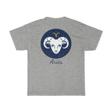 Aries Zodiac Unisex Heavy Cotton Tee