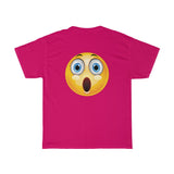 Surprised Emoji Unisex Heavy Cotton Tee