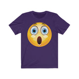 Surprised Emoji Unisex Jersey Short Sleeve Tee