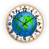 World Harmony Design on a Wall clock