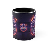 "Adult Toys" design on Accent Coffee Mug, 11oz