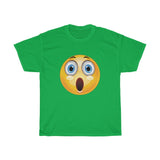 Surprised Emoji Unisex Heavy Cotton Tee