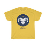 Aries Zodiac Unisex Heavy Cotton Tee