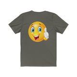 Cheery Emoji Unisex Jersey Short Sleeve Tee