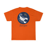 Scorpio Zodiac Unisex Heavy Cotton Tee