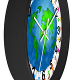 World Harmony Design on a Wall clock