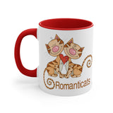 Romanticats Accent Coffee Mug, 11oz