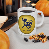 Gold Coin Taurus Zodiac Design on Ceramic Mug 11oz