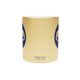 Aries Zodiac Metallic Mug (Silver / Gold) 11 oz