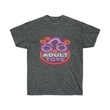 "Adult Toys" design on Unisex Ultra Cotton Tee