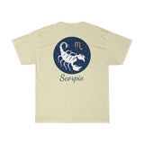Scorpio Zodiac Unisex Heavy Cotton Tee