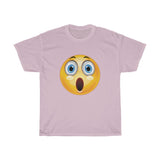 Surprised Emoji Unisex Heavy Cotton Tee