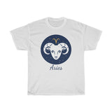 Aries Zodiac Unisex Heavy Cotton Tee