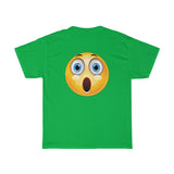 Surprised Emoji Unisex Heavy Cotton Tee