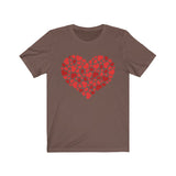 Heart Of Hearts Unisex Jersey Short Sleeve Tee