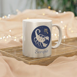 Scorpio Zodiac Metallic Mug (Silver / Gold) 11 oz